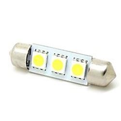 Žárovka LED SV8,5-8 sufit 36mm 12V/1W, bílá, 3xSMD5050