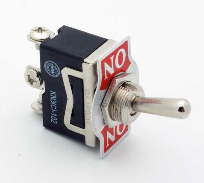 Přepínač páčkový KN3(C)-102P, ON-ON 1pol.250V/15A