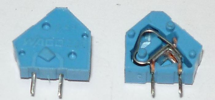 Svorka Wago 236, 0,5 - 2,5 mm2, modrá