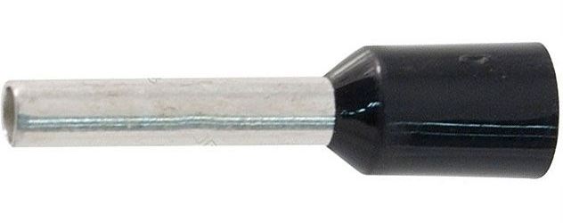 Dutinka pro kabel 1,5mm2 černá (E1510)