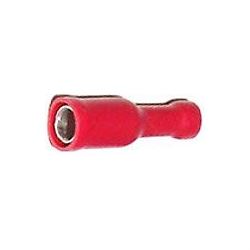 Konektor DUTINKA 4mm červená, kabel 0,5-1,5mm2