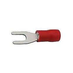 Vidlička kabelová 3,2mm červená (SV 1,25-3)