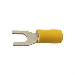 Vidlička kabelová 4,3mm žlutá (SVS 5,5-4)