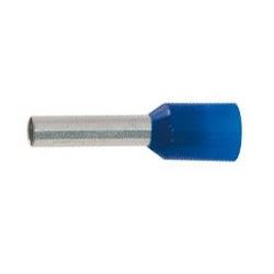 Dutinka pro kabel 2,5mm2 modrá,l=12mm (E2512)