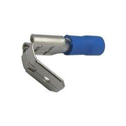 Faston-rozvaděč 6,3mm modrý pro kabel 1,5-2,5mm2