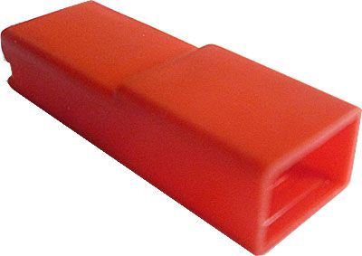 Krytka izolační na faston 6,3mm STOCKO EH681 červená
