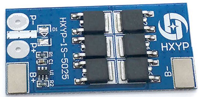 Ochranný obvod XHYP-1S-5025 pro 1 Li-Ion článek, proud do 24A
