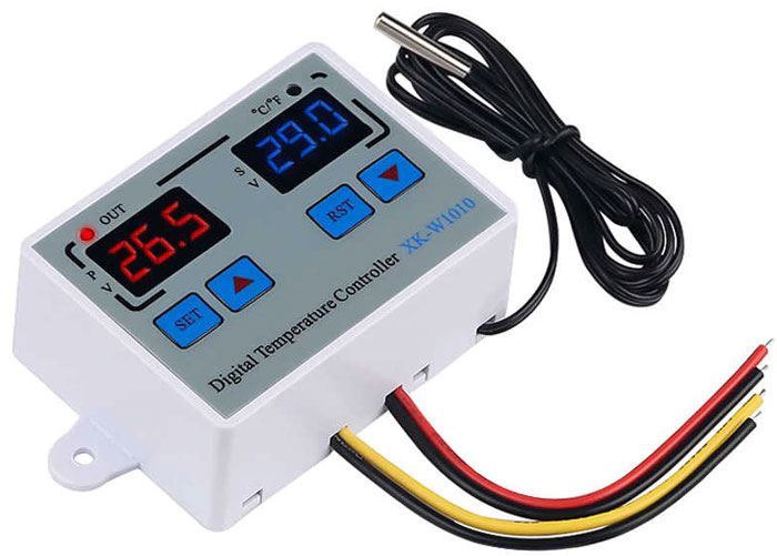 Digitální termostat XK-W1010, -50 až +120°C, napájení 230V : H D X , spol. s r.o.