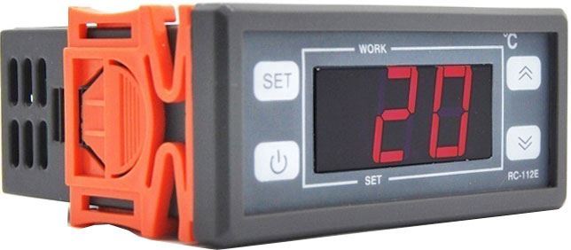 Digitální termostat RC-112E, napájení 230VAC, rozsah -40 ~ 99°C