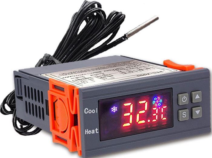 Digitální termostat STC-3000, rozsah -50 ~ +99°C, napájení 24V