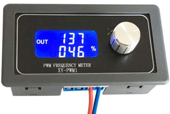 PWM generátor XY-PWM1, 1Hz-150kHz s LCD displejem v krabičce