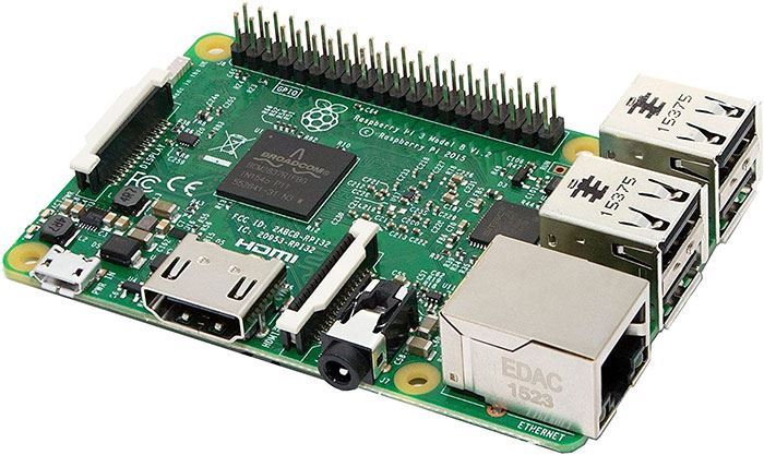 Ilustrační foto Raspberry Pi3 model B, 1GB RAM Obrázek zboží Raspberry Pi3 model B, 1GB RAM