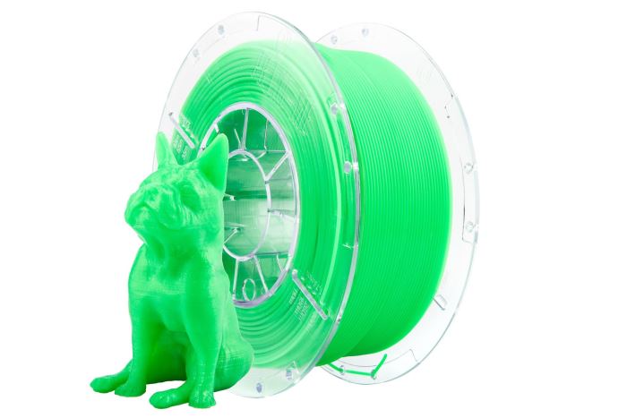 Tisková struna 1,75mm zelená neon kivi, Print-me Ecoline PLA cívka 1kg
