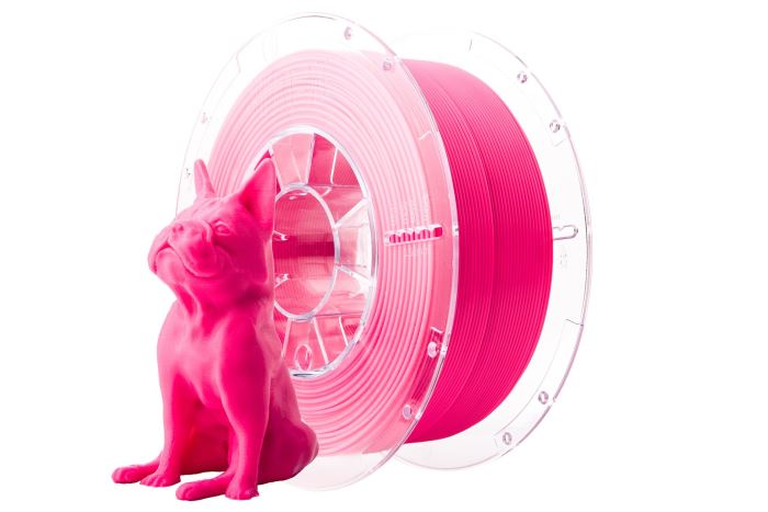 Tisková struna 1,75mm růžová neon, Print-me Ecoline PLA cívka 1kg
