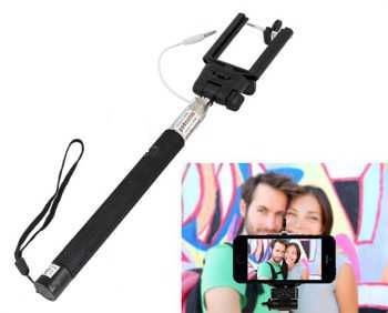 Ilustrační foto Držák - teleskopická tyč 20-100cm pro focení selfie Obrázek zboží Držák - teleskopická tyč 20-100cm pro focení selfie