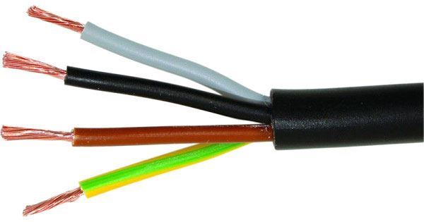 Kabel 4x1,5mm2 H05RR-F guma