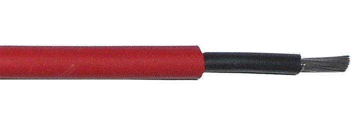 Solární kabel PREKAB SOLAR XH, 4mm2, 1500V, červený