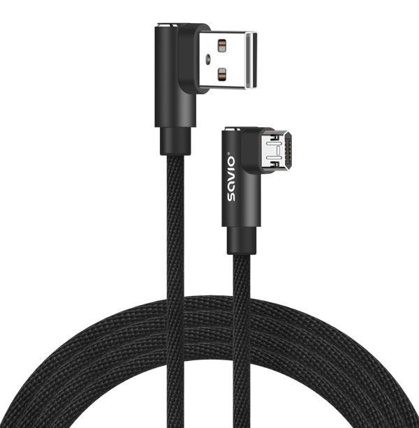 Nabíjecí a datový micro-USB kabel - silikonový náramek