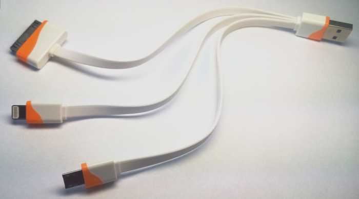 Univerzální USB kabel pro nabíječku Lightning,  micro USB