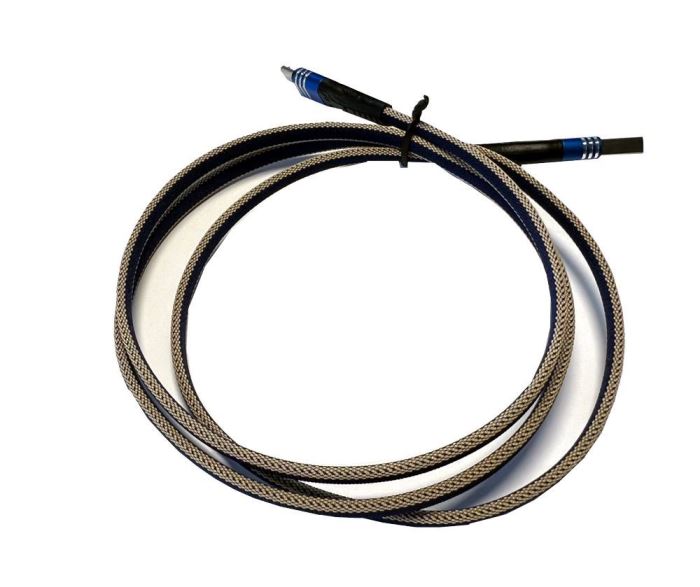 Kabel USB 2.0 konektor USB A / USB - Micro 1m, nylon, modré