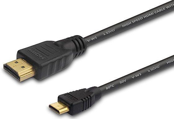 Kabel HDMI(A)-HDMI mini (C) 1,5m Savio CL-09
