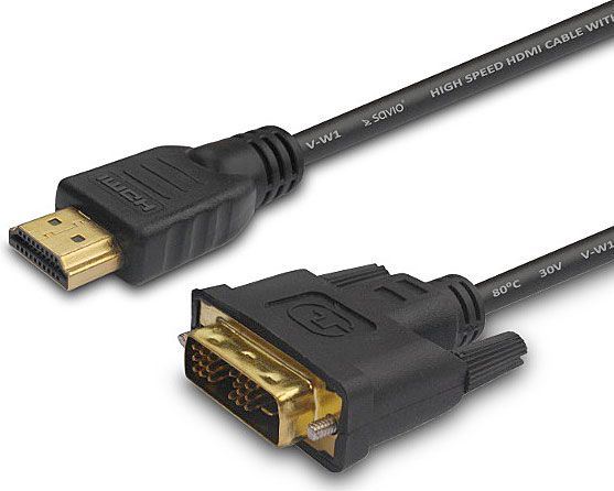 Kabel DVI 18+1 - HDMI(A) 1,5m Savio CL-10