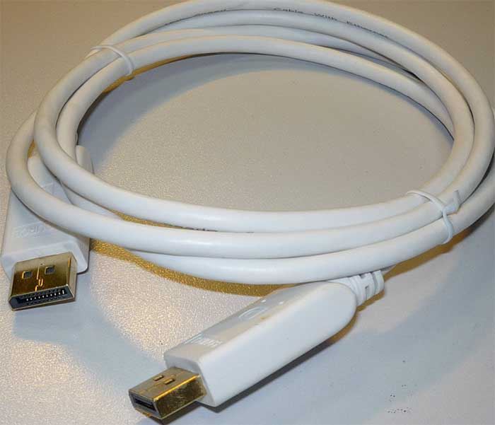 PremiumCord DisplayPort přípojný kabel M/M 0,5m, DOPRODEJ