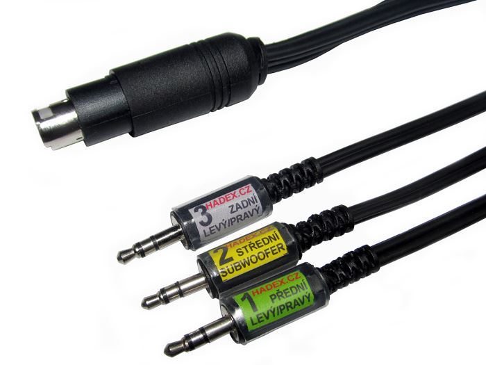 Kabel Audio G9 - 3x Jack 3,5 stereo, 2m