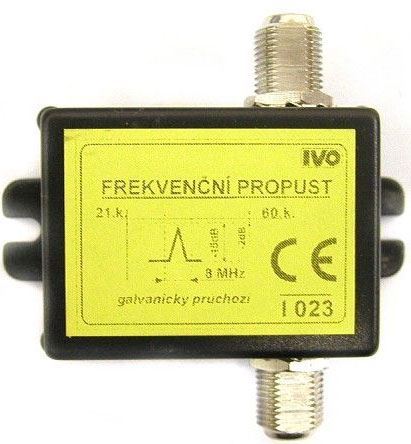 Frekvenční propust IVO I 023, laditelná v pásmu UHF 21-60k