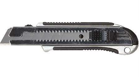 Nůž lámací 18mm kovový s výztuhou ”Profi”