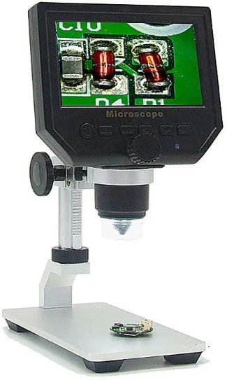 Mikroskop s monitorem G600, zvětšení 0-600x, špatná baterie