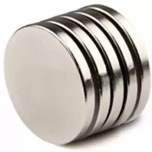 Neodymový magnet N35 25x3mm, balení 5ks