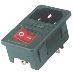 Obrázek zboží Síťový konektor IEC60320 230V na panel, pojist.pouzdro, vypínač /AS10/ 