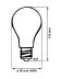 Obrázek zboží Žárovka LED TRIXLINE 8W E27 A50 studená bílá