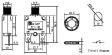 Obrázek zboží Nadproudový tepelný jistič ST-1 250VAC/5A nebo 32VDC/5A