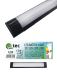 Obrázek zboží Lineární svítidlo LED 18W 600x75x25mm denní bílé, černá barva, QTEC