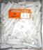 Obrázek zboží Hmoždinka 8mm s límcem nylonová bílá, balení 100ks