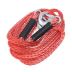 Obrázek zboží Tažné pružné lano 4m 3000Kg, červené s háky