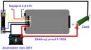 Obrázek zboží Chytrý tester baterií PZEM015, rozsah 0-200V, 0-100A
