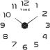 Obrázek zboží Nástěnné samolepicí hodiny, 60-130cm, černé
