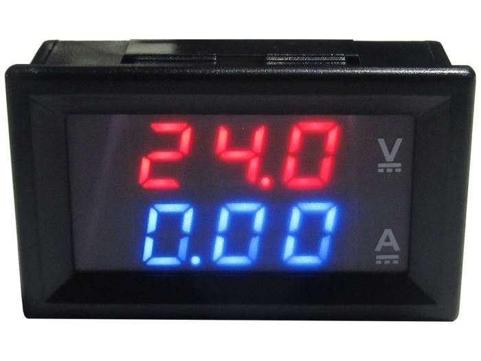 Ampérmetr / voltmetr panelový 10A 100V DC DSN VC288