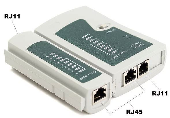 Cable Tester BS-468 Ethernet UTP,STP kabelů - RJ-45, RJ-11