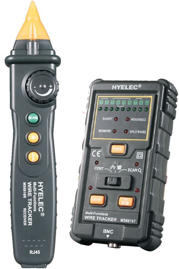Multifunkční tester kabelů HYELEC MS6816 vadný