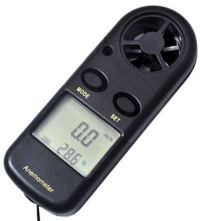 Anemometr - digitální měřič rychlosti větru a teploty GM816
