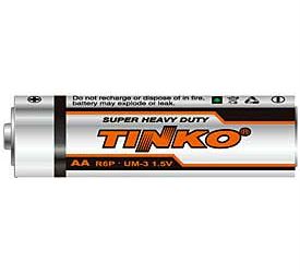 Baterie TINKO 1,5V AA(R6),  Zn-Cl