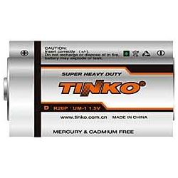 Baterie TINKO 1,5V D(R20) Zn-Cl, expirace 4/2021