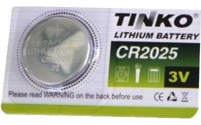 Baterie TINKO CR2025 3V lithiová
