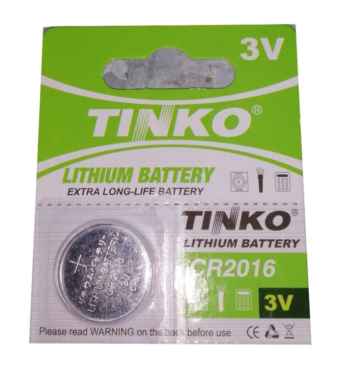 Ilustrační foto Baterie TINKO CR2025 3V lithiová Obrázek zboží Baterie TINKO CR2025 3V lithiová