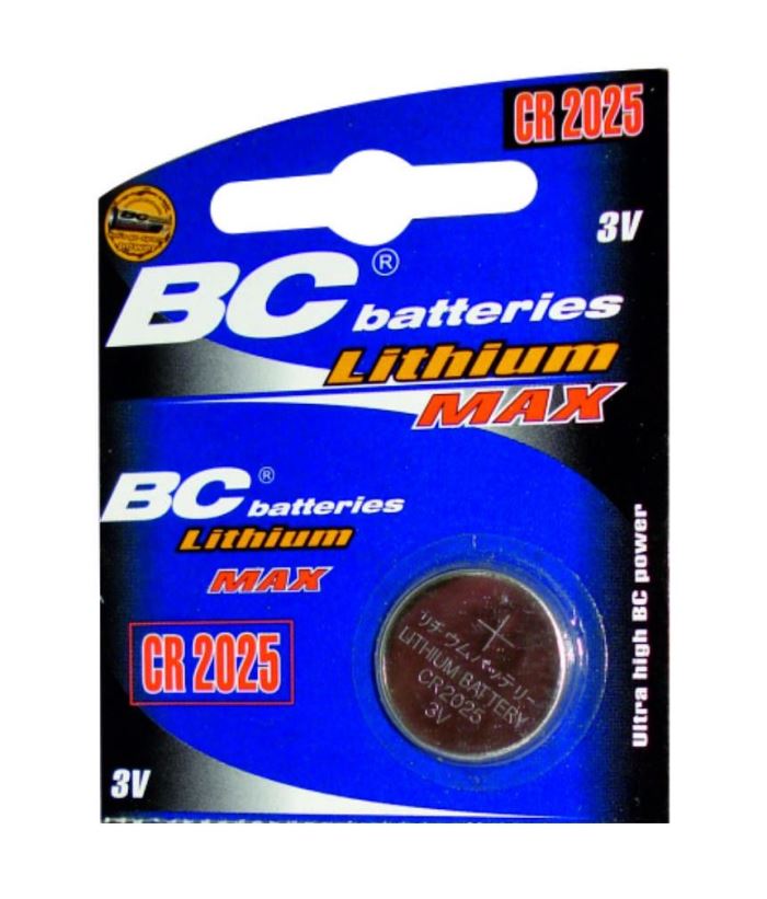 Baterie BC batteries CR2025 3V lithiová