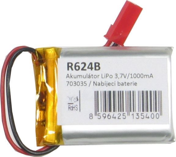 Akumulátor LiPo 3,7V/1000mAh 703035 /Nabíjecí baterie Li-Pol/